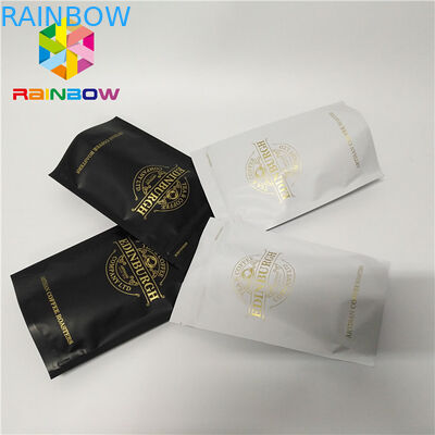 প্লাস্টিকের জিপার বোতল গসেট 500g বিশ্লেষযোগ্য কফি Ziplock থলি স্ট্যান্ড আপ