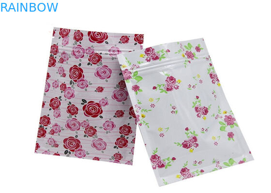 গোল্ড স্ফটিক চোখের / মুখের মুখোশ, ইকো বন্ধুত্বপূর্ণ জন্য তিনটি সাইড সিল প্লাস্টিকের ব্যাগ