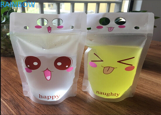 রস পানীয় স্ট্যান্ড আপ কাস্টম মুদ্রণ সিএমওয়াইকে রঙ এফডিএ সার্টিফিকেট আপ স্ট্যান্ড