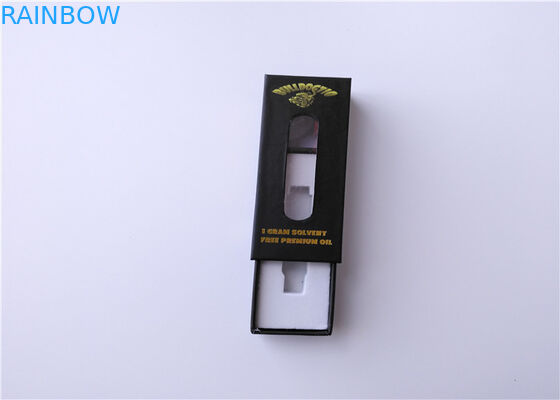 Vaporizer ইসমুকার কাগজ বাক্স প্যাকেজিং Vape পেন কার্তুজ জন্য নিষ্পত্তিযোগ্য