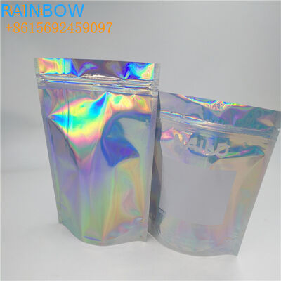 জিপ লক ফয়েল পাউচ প্যাকেজিং আপ স্ট্যান্ড