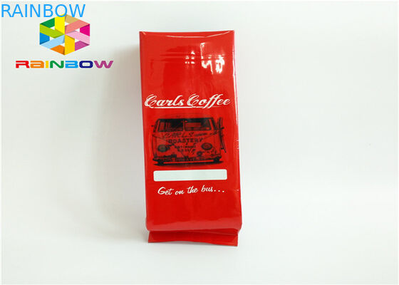 কাস্টম মুদ্রিত ড্রিপ কফি সাইড Gusset প্যাকেজিং ব্যাগ ভালভ এবং টিনের টাই সঙ্গে কাটা কফি জন্য কফি বীন গুঁড়া পাউন্ড