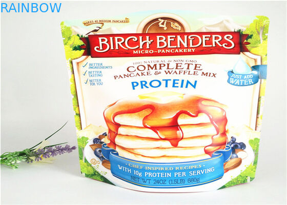 120-150 মাইক্রন প্লাস্টিকের পাইচ প্যাকেজিং Gravnre মুদ্রণ 20000 পিসি MOQ