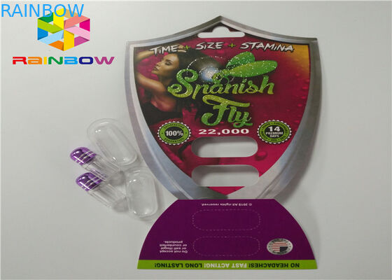 3D প্রভাব ক্রেজি Rhino 69 Rhino 7 ক্যাপসুল যৌন বড়ি কার্ড পুরুষ বর্ধনশীল পিল প্যাকেজিং বক্স এবং ফোস্কা 3 ডি কার্ড / বক্স