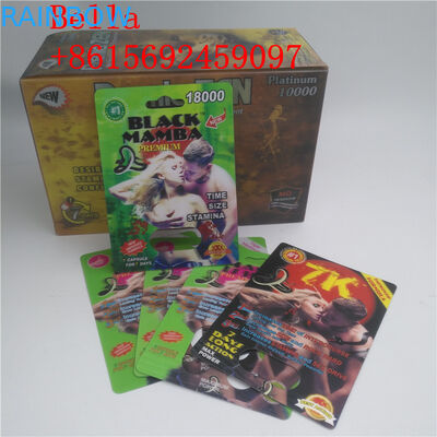 পুরুষ উন্নত ক্যাপসুল প্যাকেজিং জন্য কালো প্লাস্টিক ব্লিস্টার প্যাকেজিং