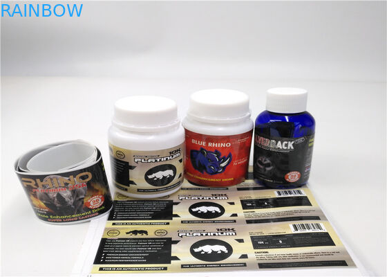 আঠালো জলরোধী সঙ্কুচিত লেপা লেবেল