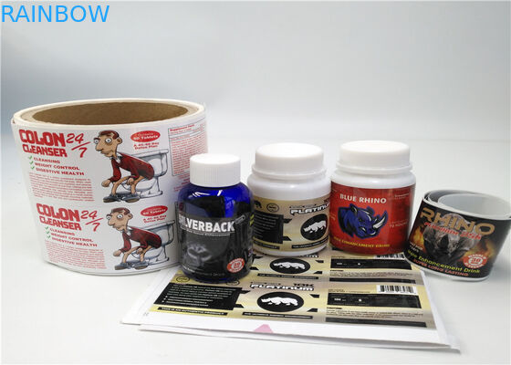 আঠালো জলরোধী সঙ্কুচিত লেপা লেবেল