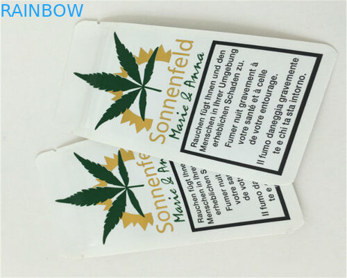 ফ্রন্ট সাইড পাউডার / ক্যান্ডি / কফি জন্য কাস্টমাইজড কাগজ ব্যাগ সাফ করুন