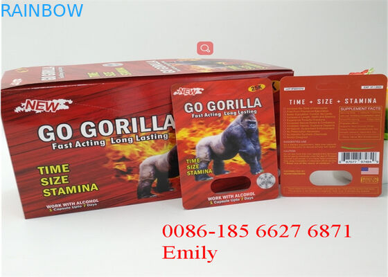 ইউভি মুদ্রণ প্লাস্টিক ব্লিস্টার প্যাকেজিং ঔষধি ঔষধ জন্য নিজস্ব আকার