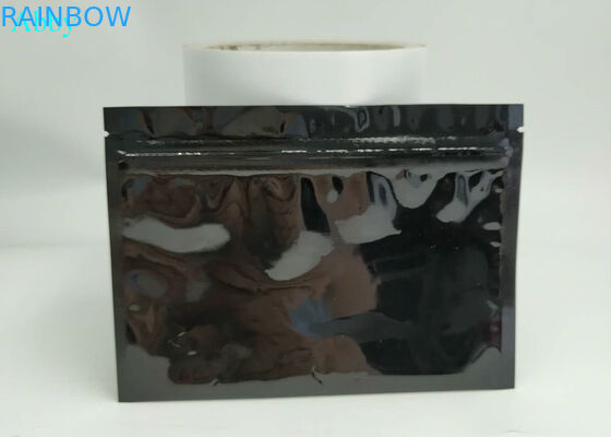 ফয়েল প্লাস্টিক স্ট্যান্ড আপ পাউচ প্যাকেজিং গহণা উপহার জন্য তিন সাইড সিল সিএমওয়াইকে রঙ