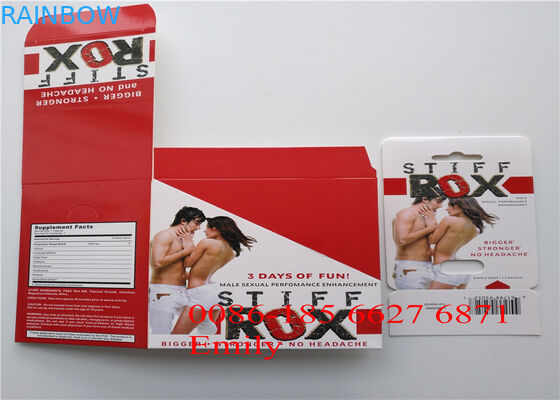 সমস্ত প্রকৃতি FX9000 লিঙ্গ ক্ষমতা ক্যাপসুল জন্য কাগজ উপাদান ফোস্কা কার্ড প্যাকেজিং