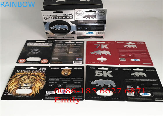 সমস্ত প্রকৃতি FX9000 লিঙ্গ ক্ষমতা ক্যাপসুল জন্য কাগজ উপাদান ফোস্কা কার্ড প্যাকেজিং