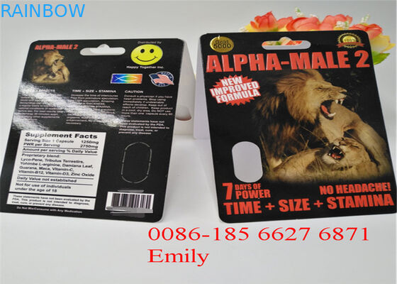 ম্যাক ম্যান ক্যাপসুল প্যাকেজিং উন্নত করার জন্য ই এম ফোস্কা কার্ড প্যাকেজিং