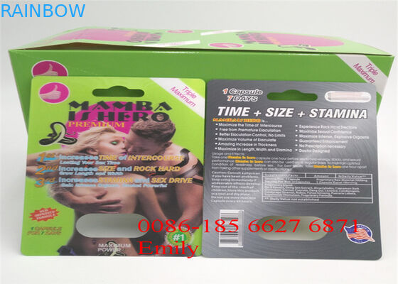 ম্যাক ম্যান ক্যাপসুল প্যাকেজিং উন্নত করার জন্য ই এম ফোস্কা কার্ড প্যাকেজিং