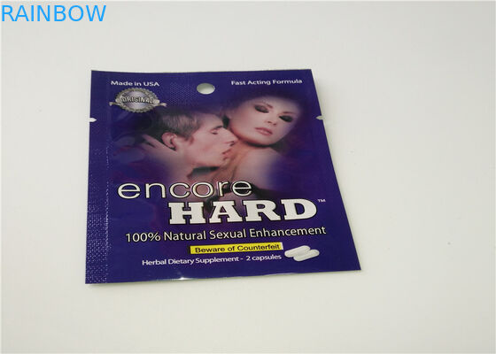 স্বচ্ছ রঙ সঙ্গে অ্যালুমিনিয়াম ফয়েল ভেষজ ধূপ প্যাকেজিং ম্যাট OPP উপাদান