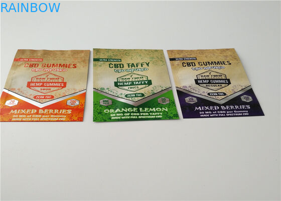 স্বচ্ছ রঙ সঙ্গে অ্যালুমিনিয়াম ফয়েল ভেষজ ধূপ প্যাকেজিং ম্যাট OPP উপাদান