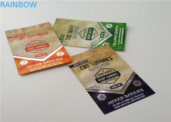 স্বচ্ছ রঙ সঙ্গে অ্যালুমিনিয়াম ফয়েল ভেষজ ধূপ প্যাকেজিং ম্যাট OPP উপাদান