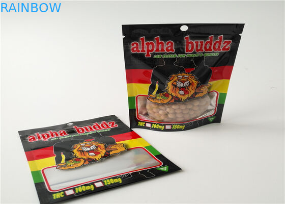 স্বচ্ছ রঙ সঙ্গে অ্যালুমিনিয়াম ফয়েল ভেষজ ধূপ প্যাকেজিং ম্যাট OPP উপাদান