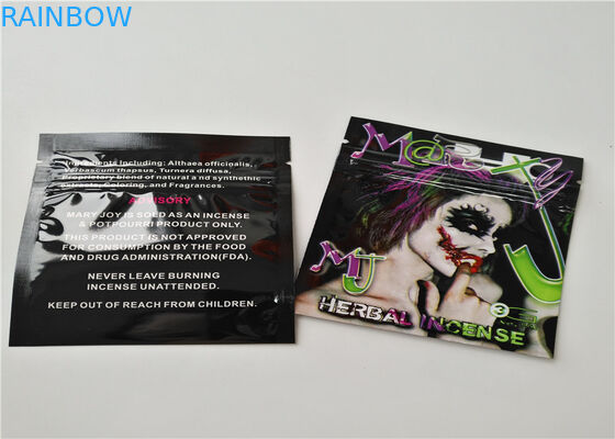 স্বচ্ছ রঙ সঙ্গে অ্যালুমিনিয়াম ফয়েল ভেষজ ধূপ প্যাকেজিং ম্যাট OPP উপাদান