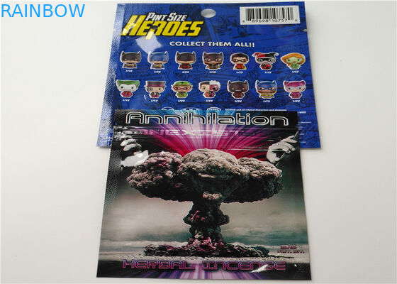 স্বচ্ছ রঙ সঙ্গে অ্যালুমিনিয়াম ফয়েল ভেষজ ধূপ প্যাকেজিং ম্যাট OPP উপাদান