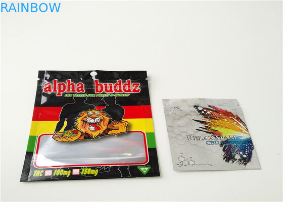 ক্ষুদ্র আকারের ভেষজ ধূপ প্যাকেজিং কাস্টম লোগো অ্যালুমিনিয়াম স্তর Laminated সঙ্গে মুদ্রিত