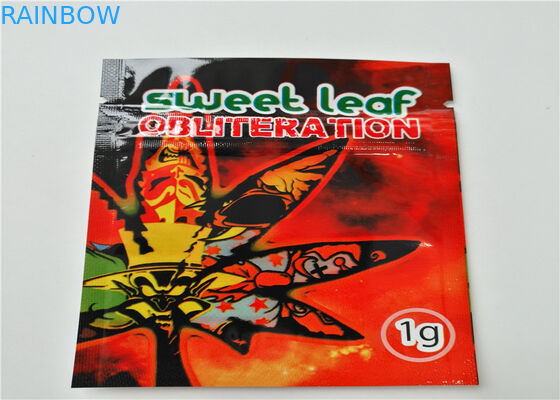 ক্ষুদ্র আকারের ভেষজ ধূপ প্যাকেজিং কাস্টম লোগো অ্যালুমিনিয়াম স্তর Laminated সঙ্গে মুদ্রিত