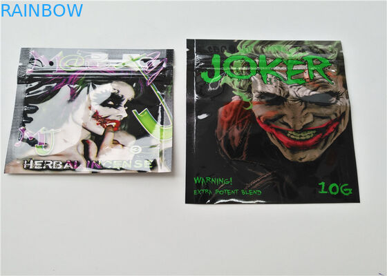 ক্ষুদ্র আকারের ভেষজ ধূপ প্যাকেজিং কাস্টম লোগো অ্যালুমিনিয়াম স্তর Laminated সঙ্গে মুদ্রিত