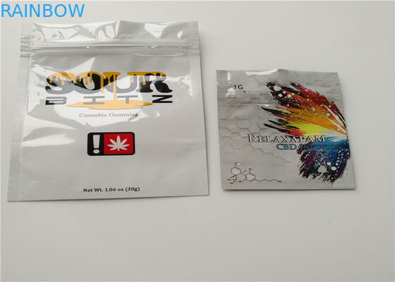 THC Reseableable হার্বাল ধূপ প্যাকেজিং, পিল প্যাকেজিং জন্য প্লাস্টিক জipper ব্যাগ