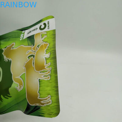 মুদ্রণ রঙ চিকেন / হাঁস / গরু খাদ্য প্যাকেজিং জন্য পাউন্ড স্ট্যান্ড আপ