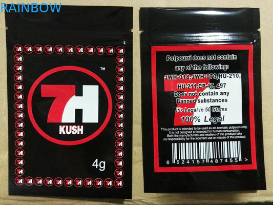 চকচকে ফয়েল প্লাস্টিক জipper ব্যাগ 7h কাস্টম লেবেল CBD বীজ ক্যাপসুল জন্য মুদ্রিত