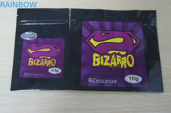 অ - বিষাক্ত বিয়ার / গামি ক্যান্ডি প্যাকেজিং জন্য বিষাক্ত প্লাস্টিক জipper ব্যাগ