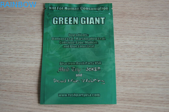 পরিষ্কার ফ্রন্ট হার্বাল ধূপ প্যাকেজিং তামাক ছাড় জন্য পুনর্ব্যবহারযোগ্য কাস্টম লোগো