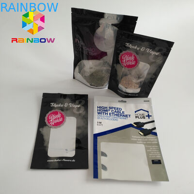 পরিষ্কার উইন্ডো স্ট্যান্ড / ক্যান্ডি / কফি 10000 MOQ জন্য পাউন্ড ব্যাগ স্ট্যান্ড আপ