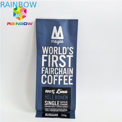 বড় ক্যাপাসিটি ফয়েল প্যাকেজিং ব্যাগ মট সারফেস কুকি / চা মশলা কফি ব্যাগ জন্য