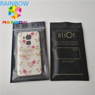 কাস্টমাইজড প্লাস্টিকের পাইচ প্যাকেজিং 1.6 x 8cm মোবাইল কেবলের জন্য 3 টি স্নেক ফল নন ব্যাগের জন্য সিল ব্যাগ