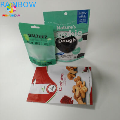 শীর্ষ Ziplock টিয়ার নোট সঙ্গে রঙিন স্ট্যান্ড পাউথ ব্যাগ ম্যাট সারফেস