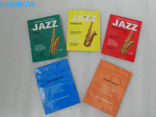 সিএমওয়াইকে রঙ দিয়ে খাদ্য গ্রেড উপাদান সঙ্গে প্যাকেট Sachet প্লাস্টিক জipper ব্যাগ