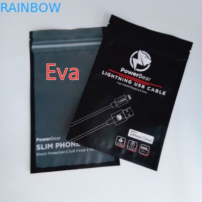 ইউএসবি ওয়াল কার চার্জার প্যাকেজিং জন্য হোল প্লাস্টিক সিল ব্যাগ ঝুলন্ত