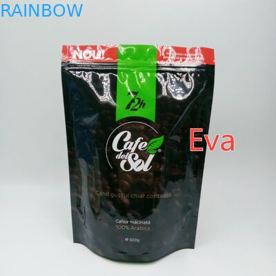 সিলভার প্লাস্টিক স্ট্যান্ড আপ পাউন্ড ব্যাগ 500g কফি চা পাউডার প্যাকেজিং জন্য অ বিষাক্ত