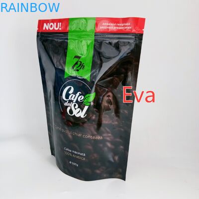 সিলভার প্লাস্টিক স্ট্যান্ড আপ পাউন্ড ব্যাগ 500g কফি চা পাউডার প্যাকেজিং জন্য অ বিষাক্ত