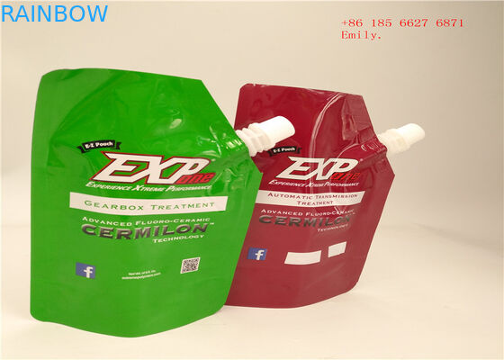 ফলের রস জন্য পুনঃব্যবহারযোগ্য স্পাউথ পাউচ প্যাকেজিং প্লাস্টিকের সুইচ খাদ্য গ্রেড