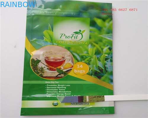 ডিটিক্স প্যাকগুলি চা ব্যাগ প্যাকেজিং VMPET উপাদান সঙ্গে কোন গন্ধ এবং স্বাদ