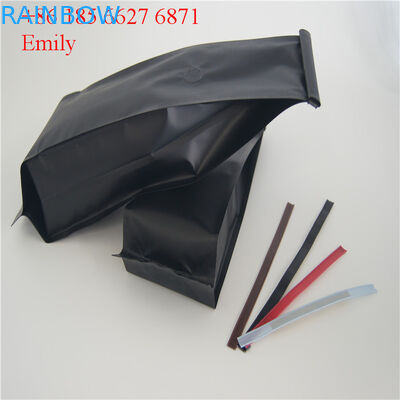 PET উপাদান অ্যালুমিনিয়াম ফয়েল ব্যাগ চকচকে টাই 10000pcs সঙ্গে চকচকে রঙ প্রভাব