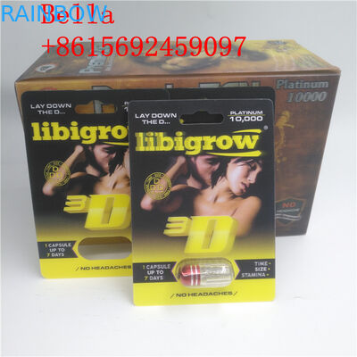 কাস্টম 3 ডি ব্লিস্টার কার্ড যৌন ক্যাপসুল / বড়ি জন্য প্লাস্টিক উপাদান প্যাকেজিং