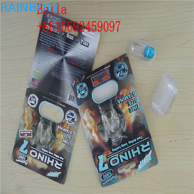 কাস্টম 3 ডি ব্লিস্টার কার্ড যৌন ক্যাপসুল / বড়ি জন্য প্লাস্টিক উপাদান প্যাকেজিং