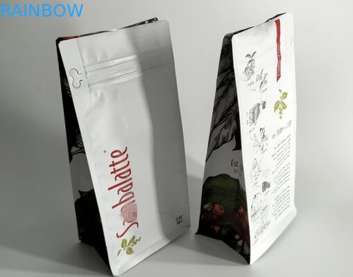 কফি শিল্পকৌশল জন্য ফ্ল্যাট স্কয়ার প্লাস্টিক পাইচ প্যাকেজিং ব্লক নীচে