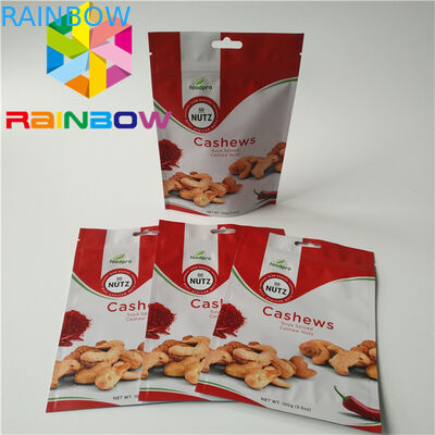 শুকনো বাদাম স্ট্যান্ড আপ পাউচ প্যাকেজিং ইকো - স্বচ্ছ রঙ সঙ্গে বন্ধুত্বপূর্ণ