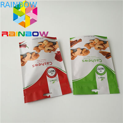 শুকনো বাদাম স্ট্যান্ড আপ পাউচ প্যাকেজিং ইকো - স্বচ্ছ রঙ সঙ্গে বন্ধুত্বপূর্ণ