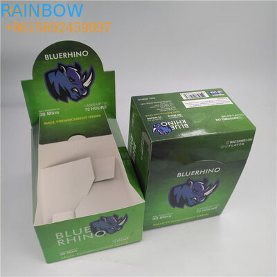 কাস্টম ছোট আকারের কাউন্টার ডিসপ্লে বক্স জিপার শীর্ষ সীল জন্য কফি বিন