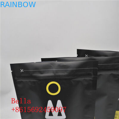 ফয়েল রেখাযুক্ত খসড়া কাগজ কফি ব্যাগ পুনর্ব্যবহারযোগ্য কাস্টমাইজড বেধ